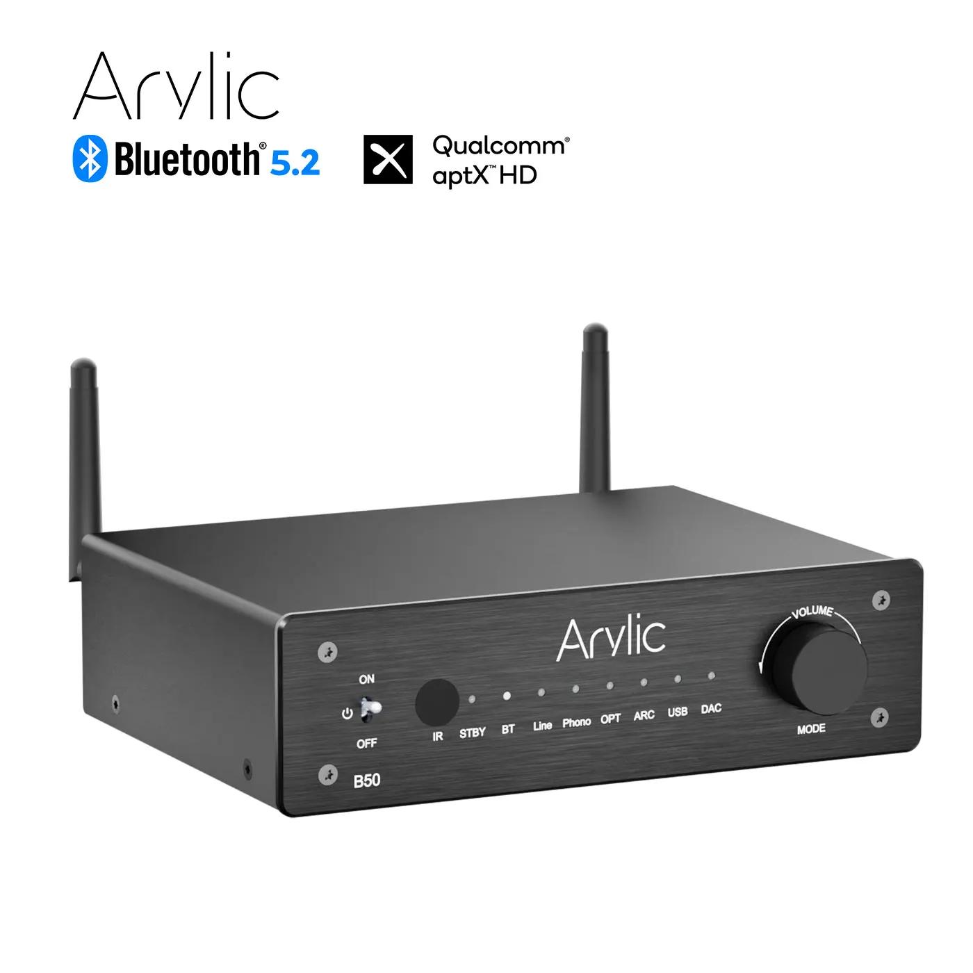 Arylic B50  5.2 ۽ű ű, AptX HD  , TV Ȩ  ׷   , ǰ